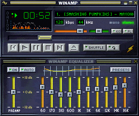 Seoras y seores con ustedes el Winamp!!!!!!!!